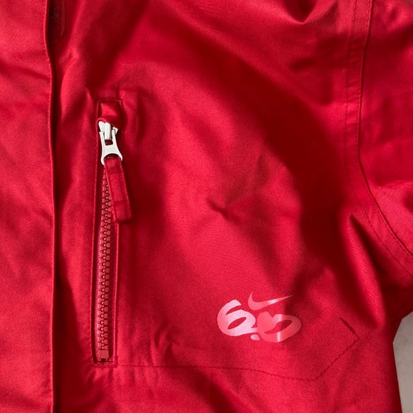 Nike 6.0 Saude red winter jacket / waterproof ski coat (size S) - Picture 4 of 9